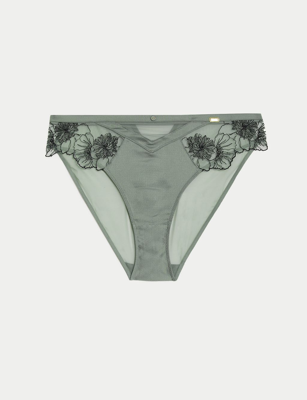 Zinnia Embroidery High Leg Knickers 1 of 5