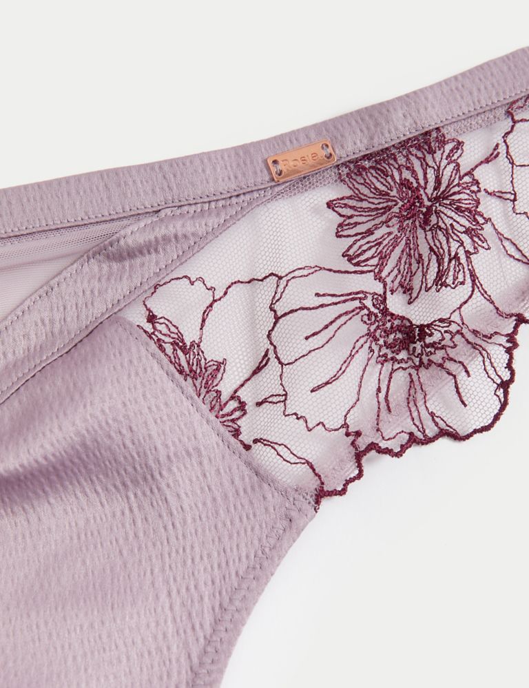 Zinnia Embroidery High Leg Knickers 7 of 7