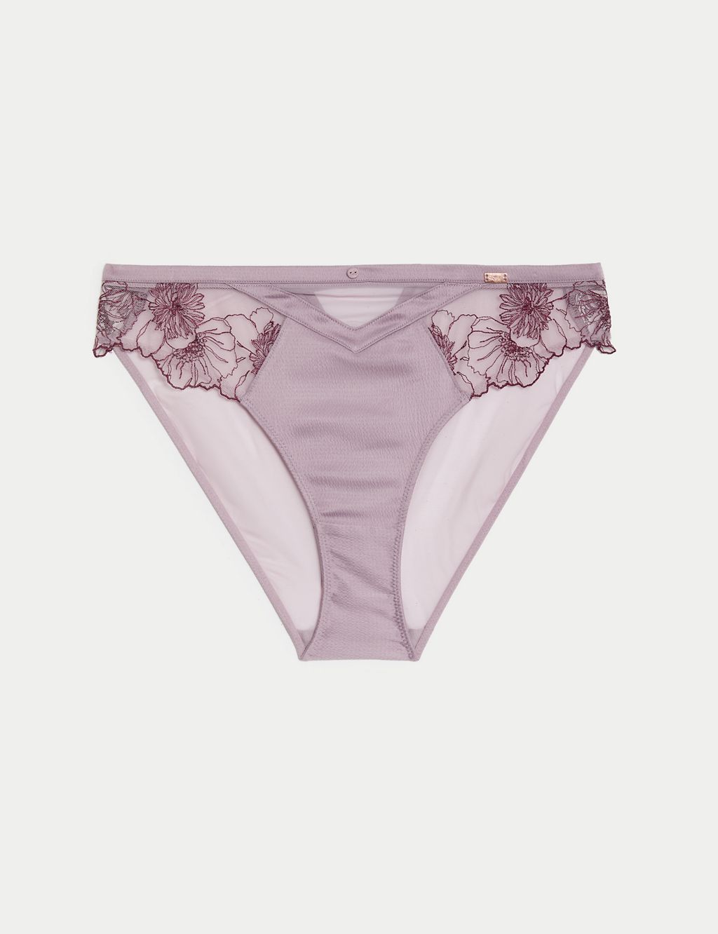 Zinnia Embroidery High Leg Knickers 1 of 7