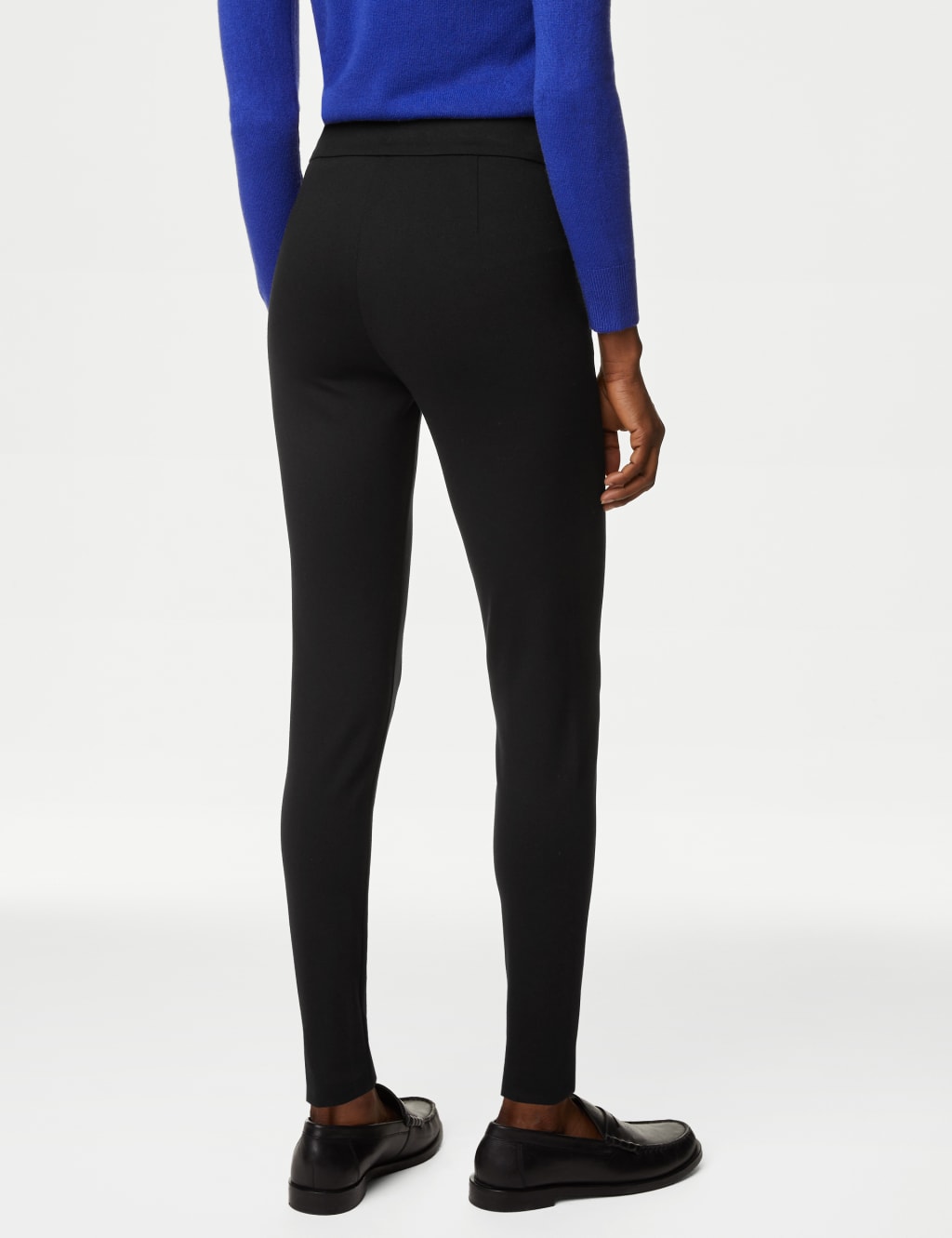 Black new arrivals zip leggings