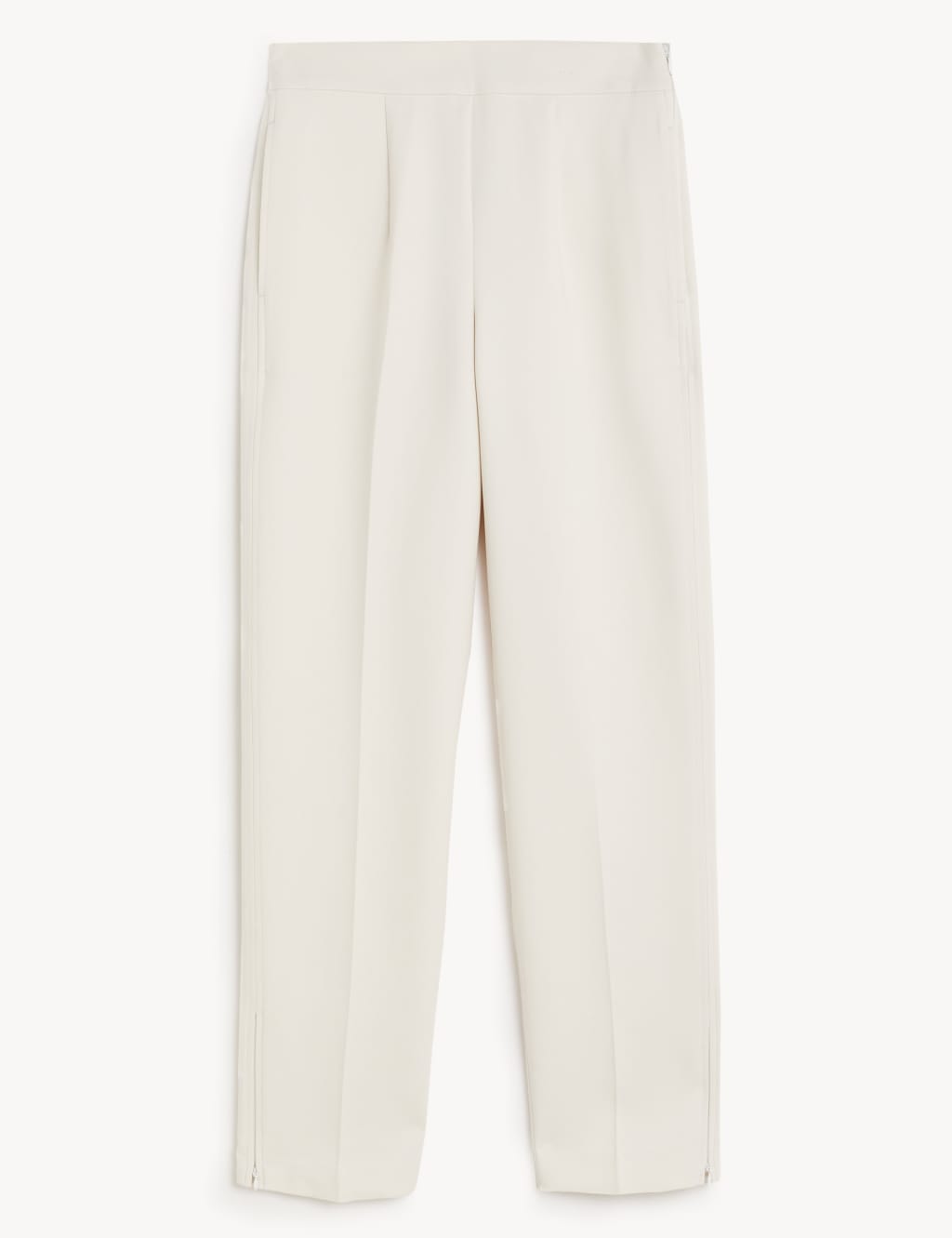 Zip Detail Straight Leg Trousers 1 of 5
