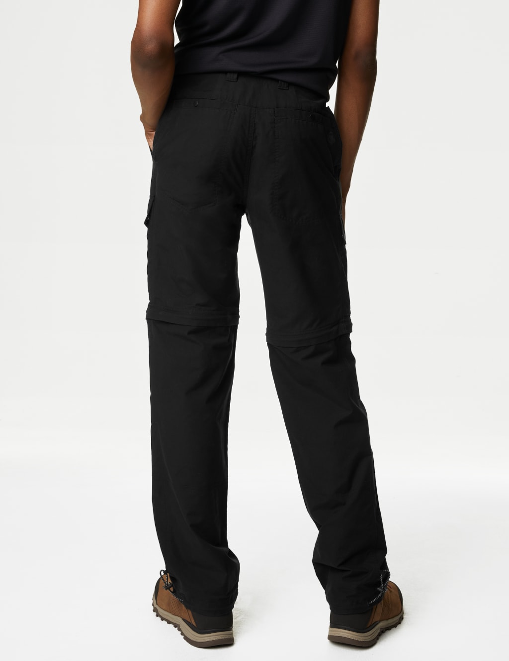 Mens cargo trousers with zip off legs top
