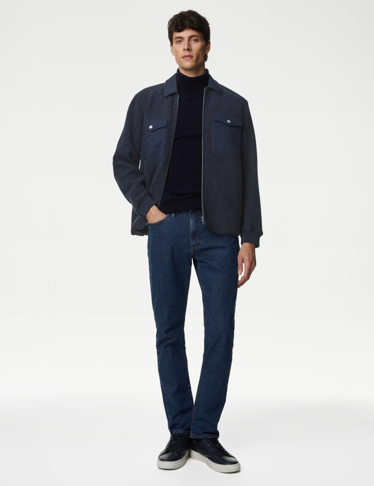 Mens dress sales fleece jacket