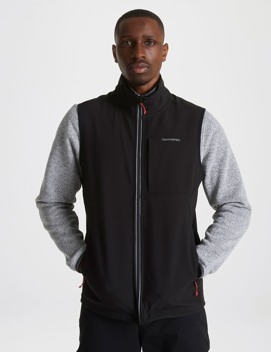 Zip Up Funnel Neck Gilet 3 of 7