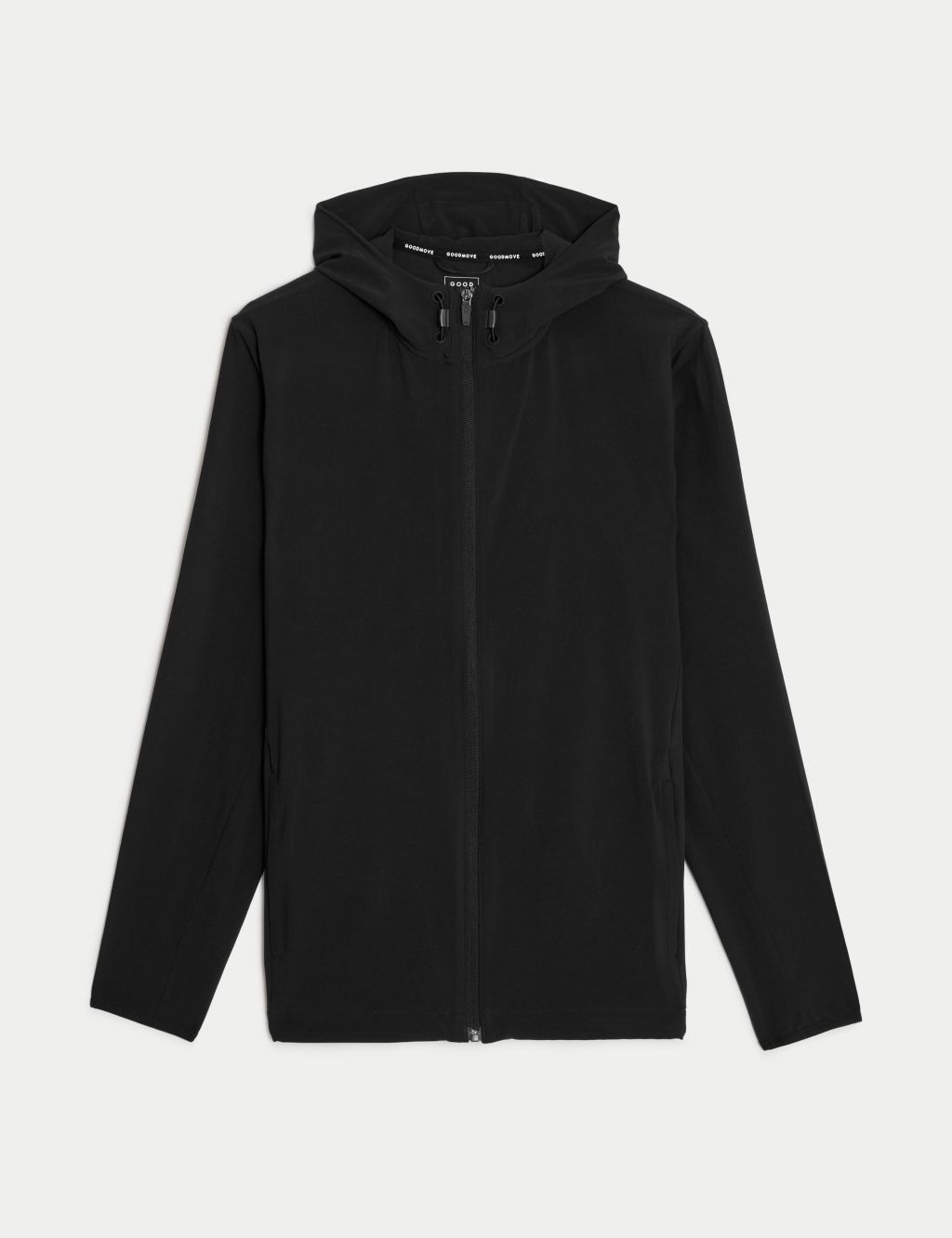Zip Up Long Sleeve Hooded Jacket | Goodmove | M&S