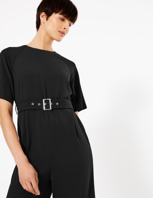 Marks and store spencer black jumpsuit