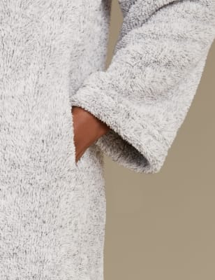 m&s dressing gown with zip