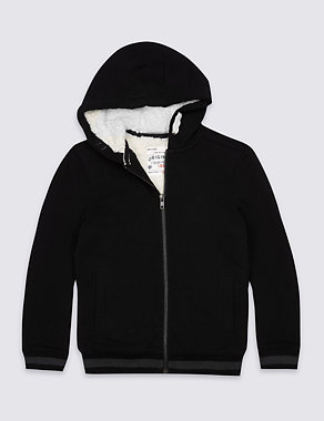 Zipped Hooded Top (3-14 Years) Image 2 of 4