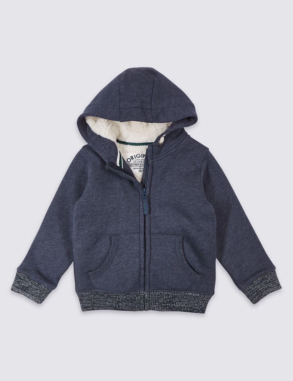 Zipped Hooded Top (3 Months - 5 Years) 1 of 6