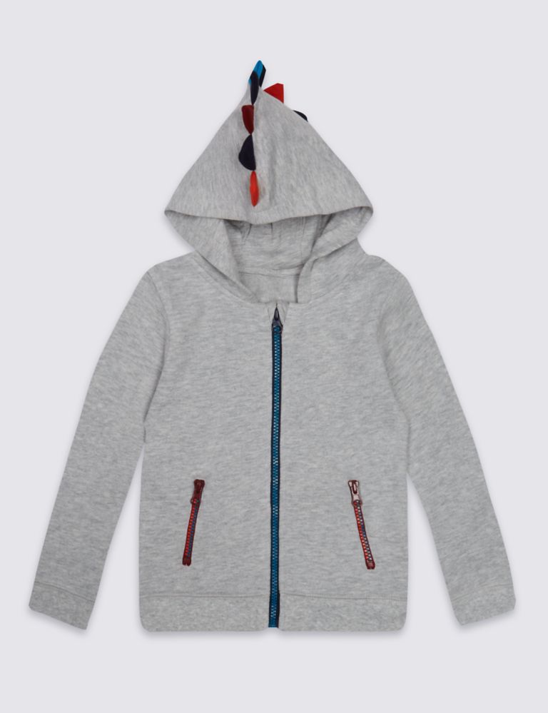 Zipped Hooded Top (3 Months - 5 Years) 2 of 6