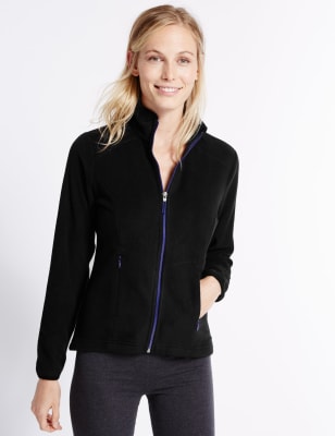 Ladies fleece 2025 jackets m&s