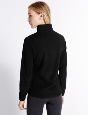 Zipped Pocket Fleece Jacket M S Collection M S