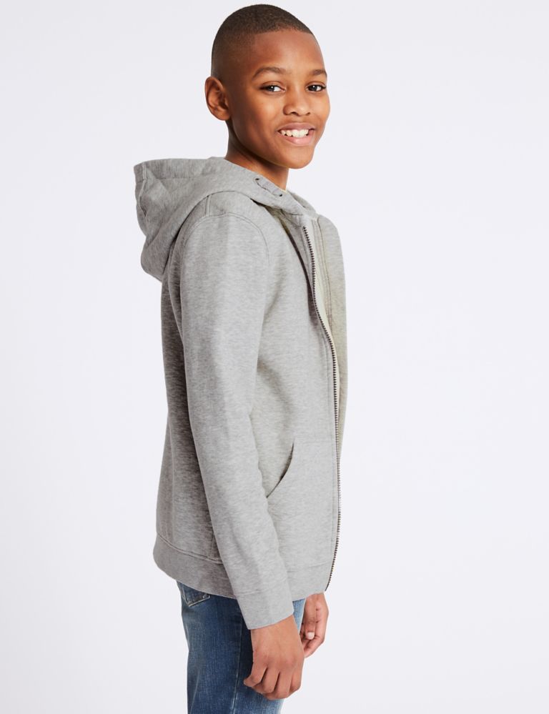 Zipped Through Hooded Top (3-16 Years) 3 of 4