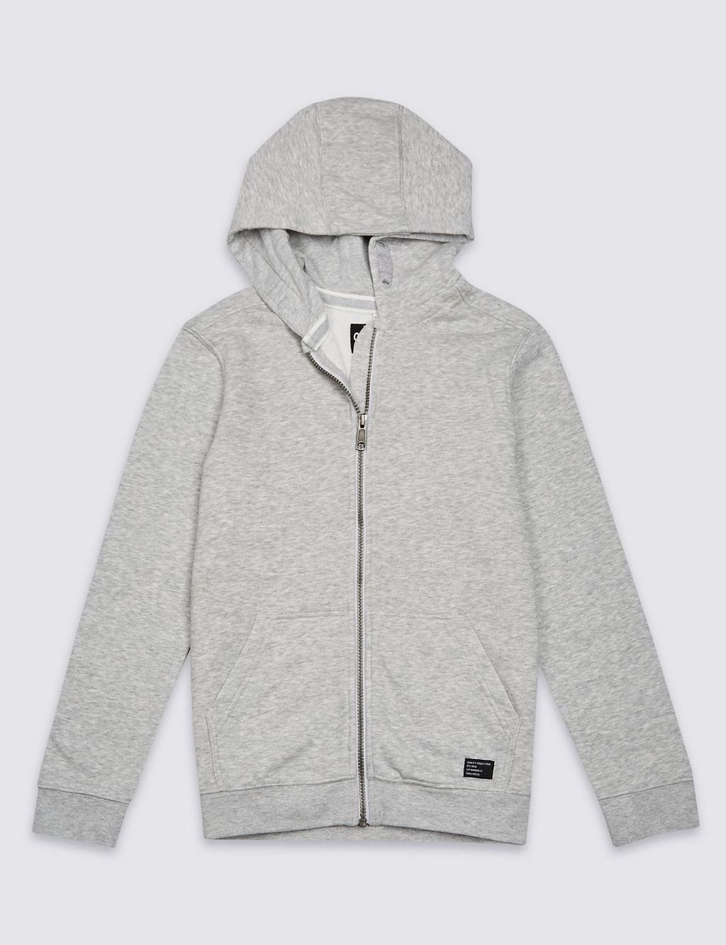 Zipped Through Hooded Top (3-16 Years) 1 of 4
