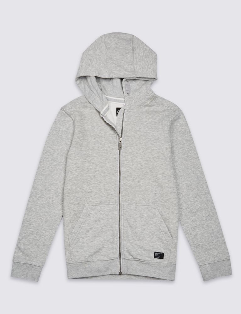Zipped Through Hooded Top (3-16 Years) 2 of 4