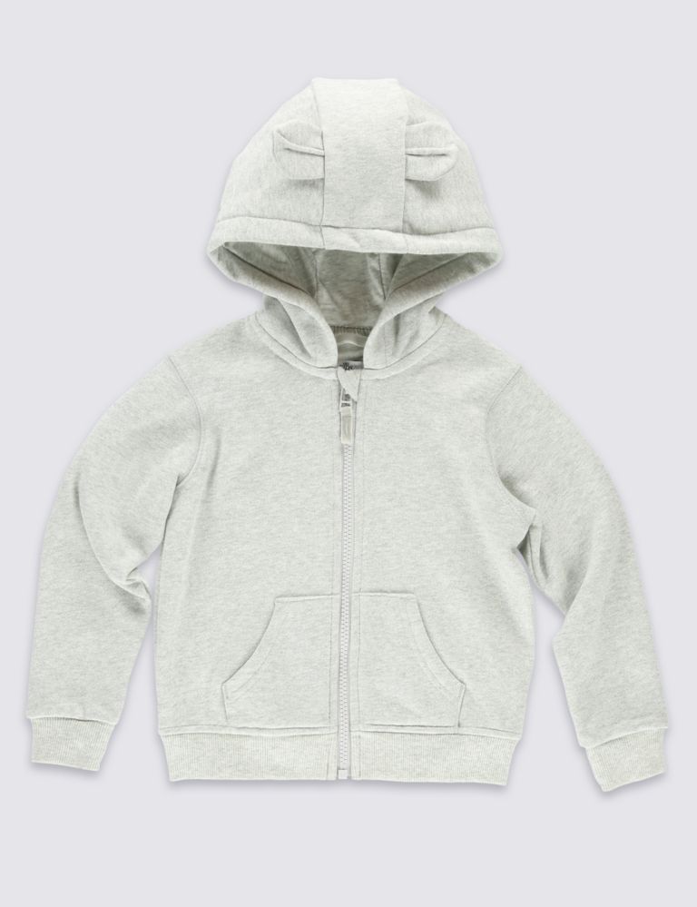 Zipped Through Hooded Top (3 Months - 5 Years) 2 of 6
