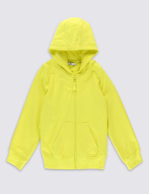 Zipped Through Hooded Top (5-14 Years) Image 2 of 3