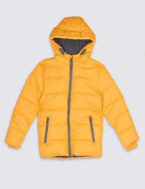Zipped Through Padded Coat with Stormwear™ (3-14 Years) Image 2 of 4