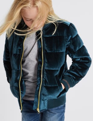 Harry Potter Velour Bomber Jacket L