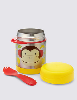 Zoo Monkey Insulated Food Jar Image 2 of 3
