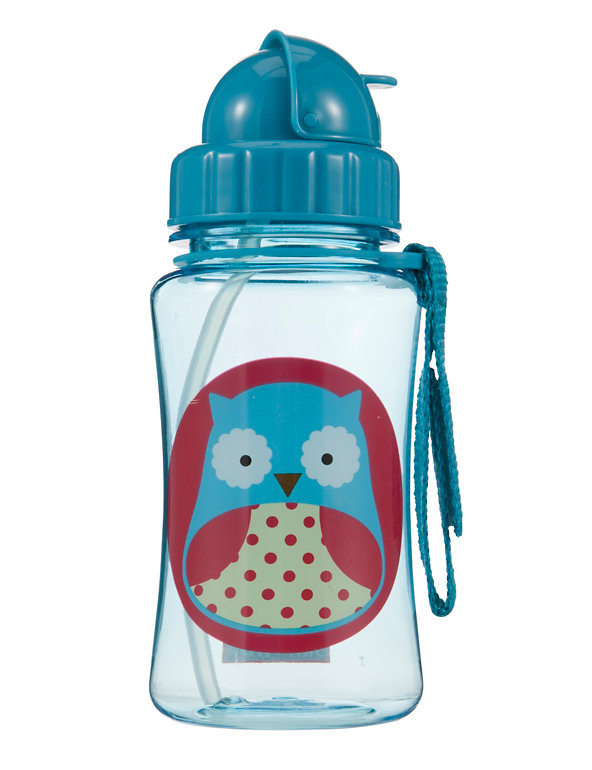 Zoo Straw Bottle - Owl Image 1 of 1