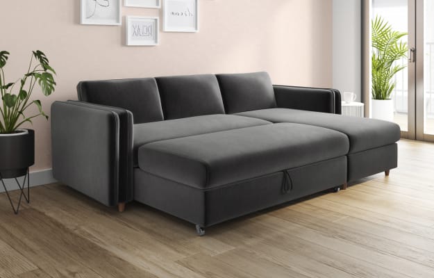 Jayden Chaise Storage Sofa Bed Right Hand M S