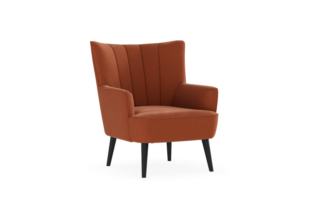 Orange chair store and a half