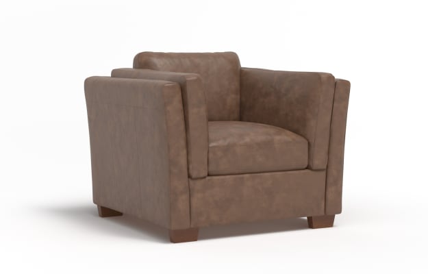 M&s store leather chair