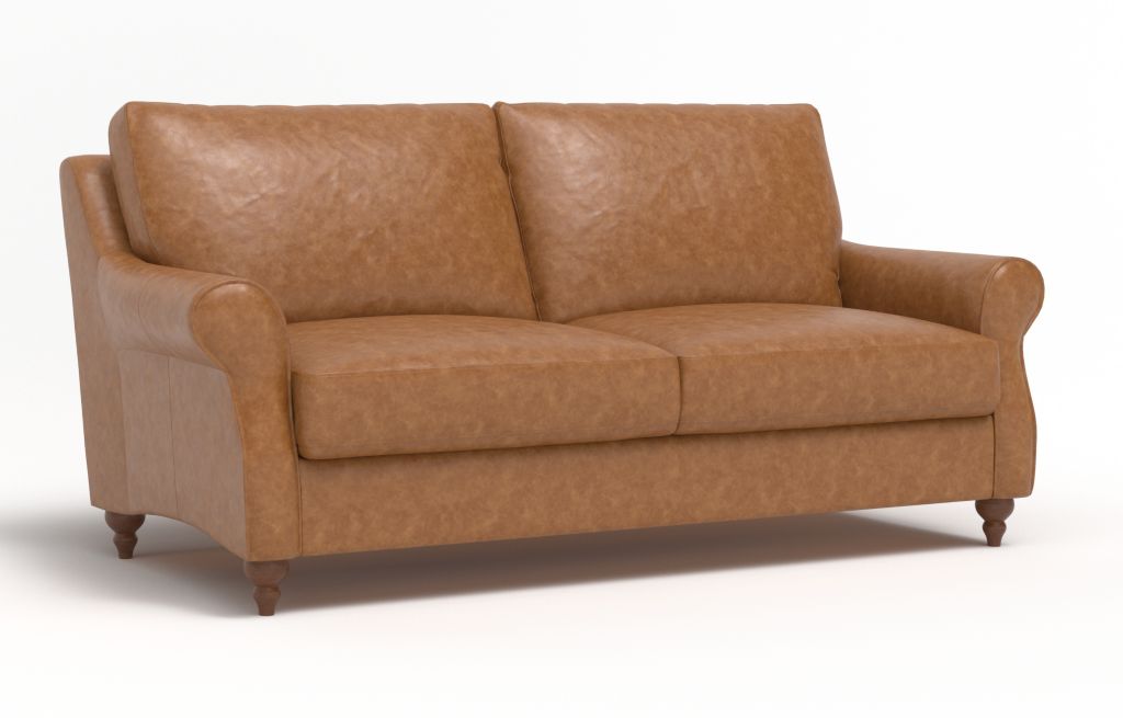 Rowan Large 3 Seater Leather Sofa