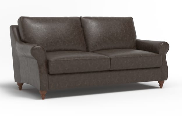 M & s leather outlet sofas