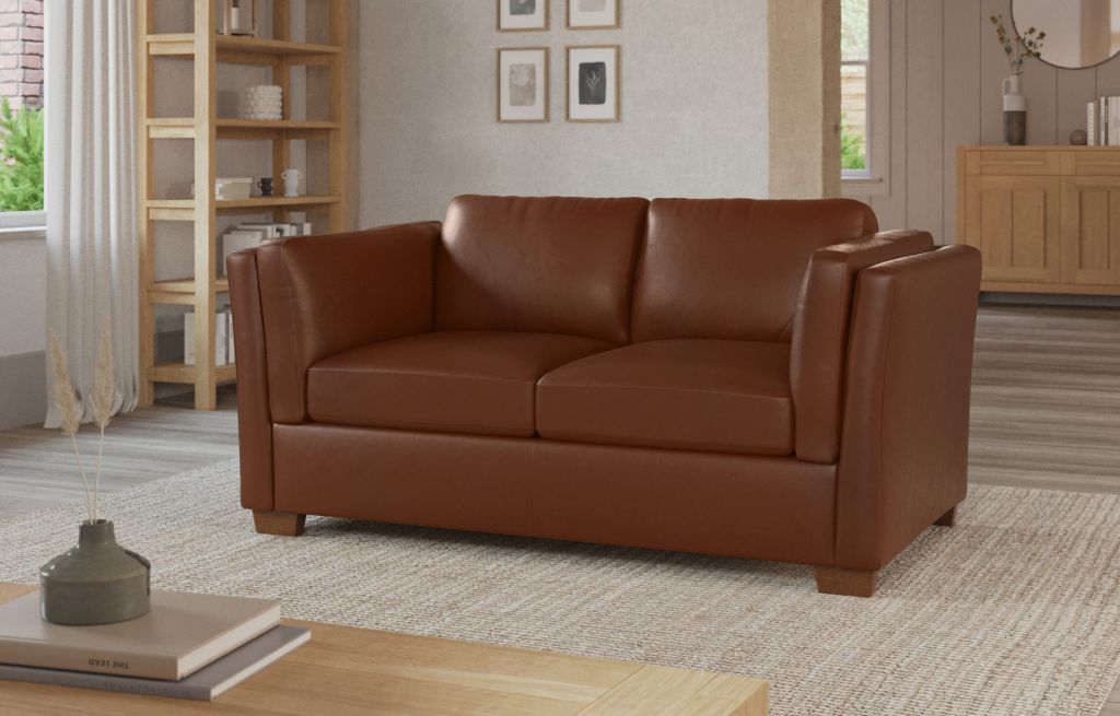 Carlton Large 2 Seater Leather Sofa