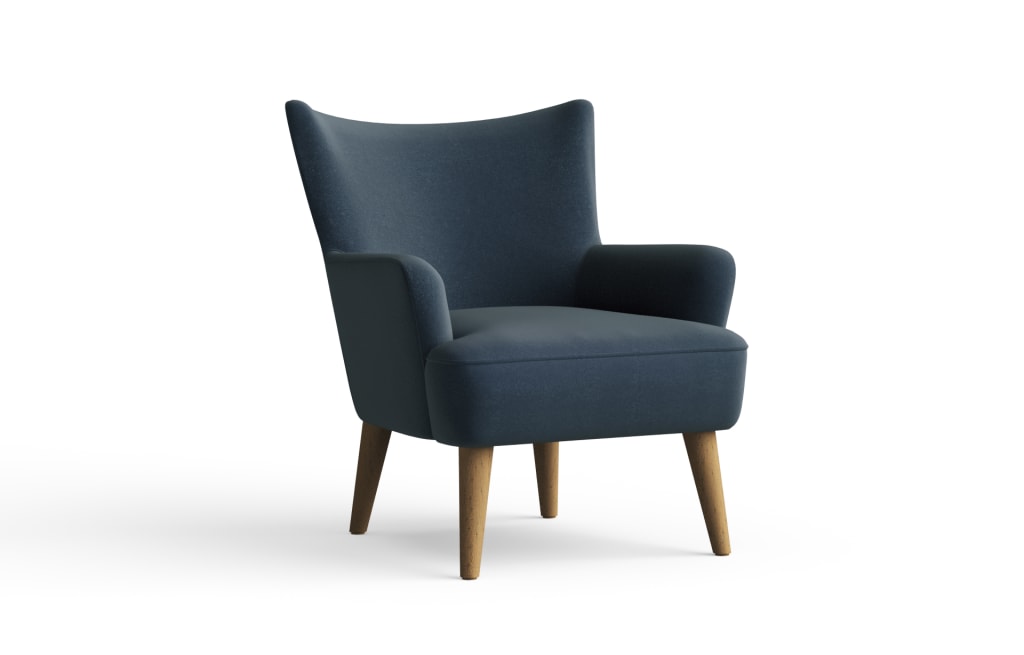 Small navy new arrivals chair