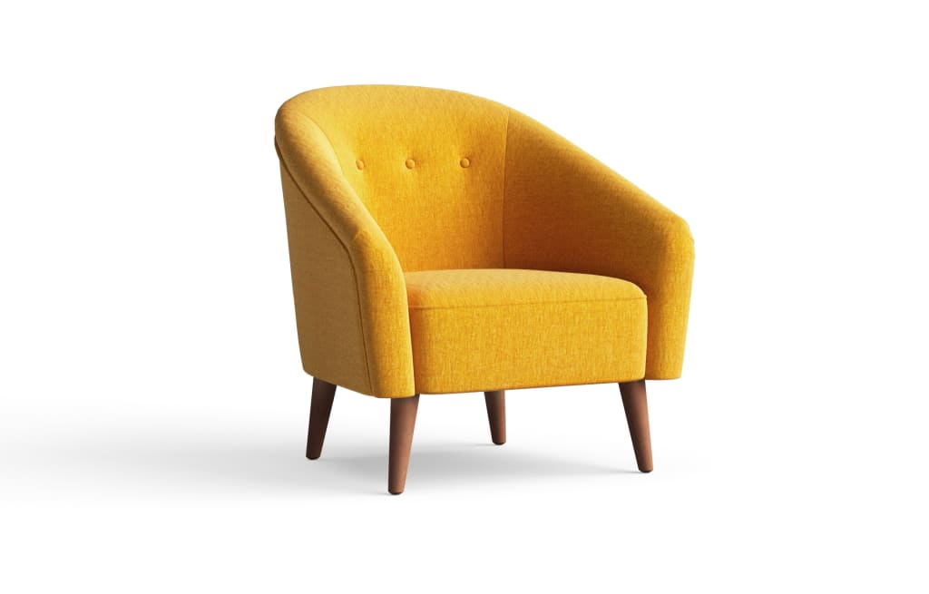 Small yellow chair best sale