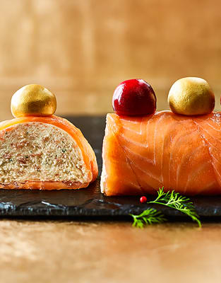 Salmon terrine