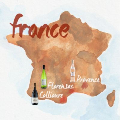 The wine of the south of France