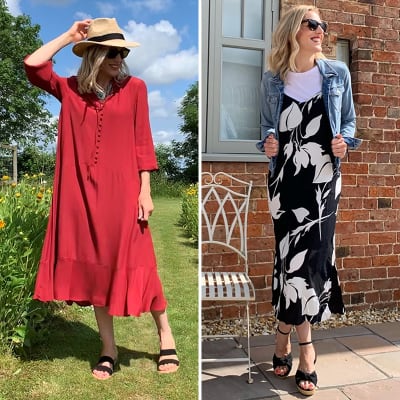 M&S Insider Charlotte showcasing new summer dresses