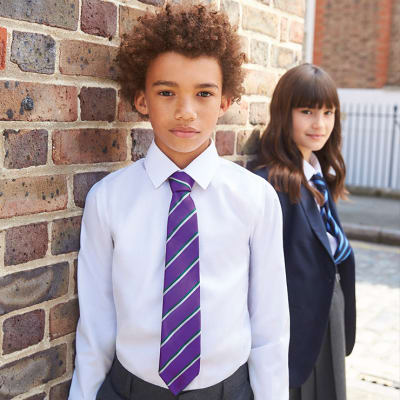 Boys&#39; uniform white school shirt