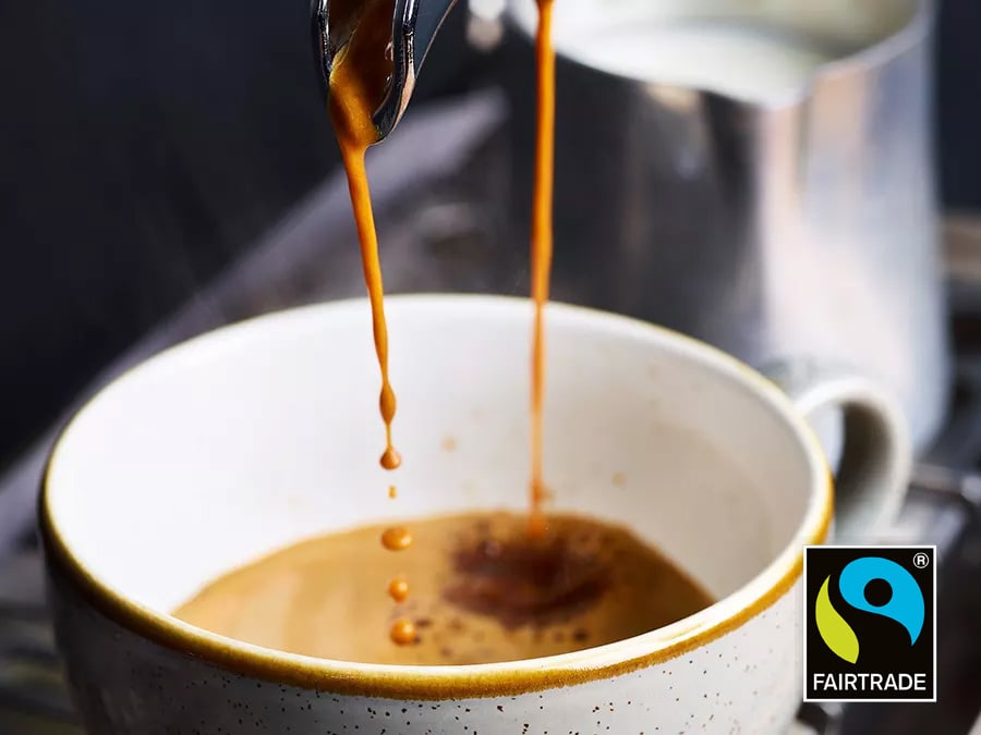 Coffee cup under a coffee machine. Read more about our coffee