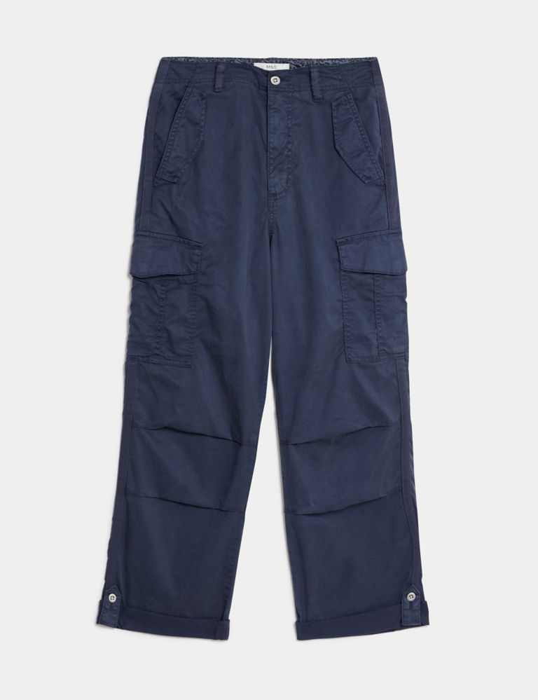 lyocell™ Rich Cargo Tea Dyed Cropped Trousers 2 of 5