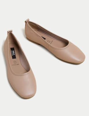 Leather Ballet Pumps Image 2 of 4